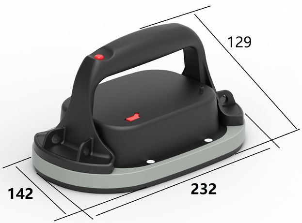 Portable electric vacuum sucker