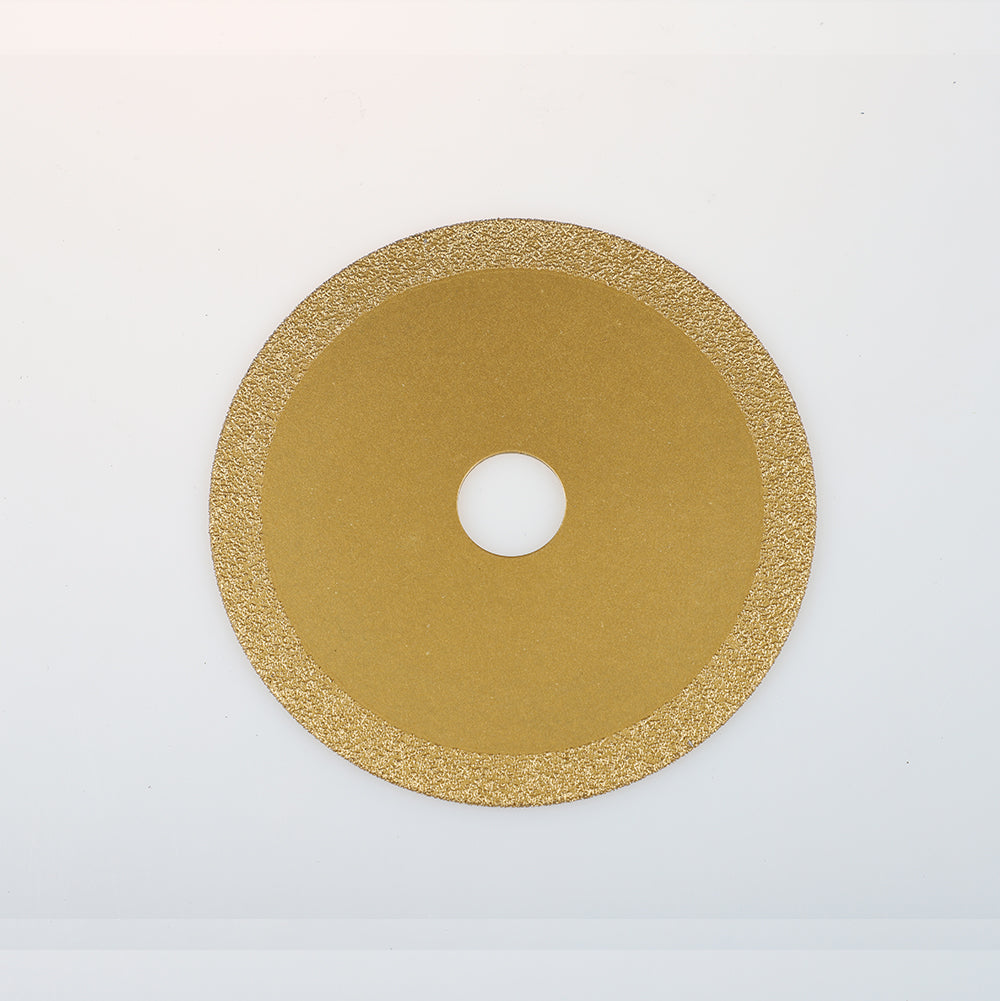 Vacuum brazed cutting disc