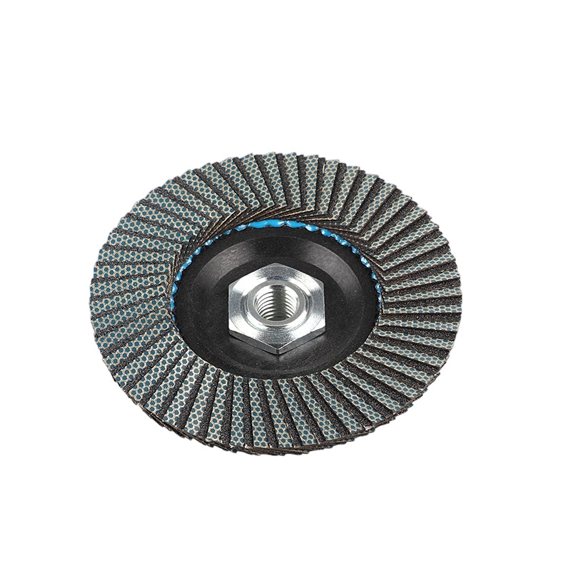 4.5-Inch (115 mm) Diamond and Silicon Carbide Flap Disc for Porcelain Tile Edge Grinding