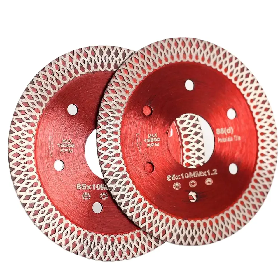 3-3/8" /85mm Super Thin Diamond Saw Blade for Cutting Granite Marble Porcelain Tile