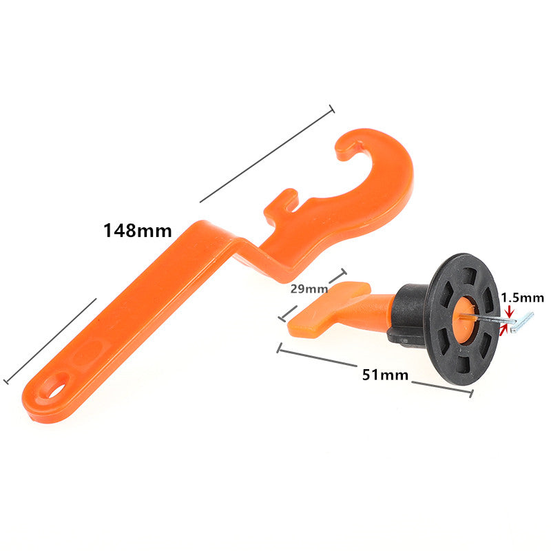 Reusable tile leveling system 1.5mm with fixed pin